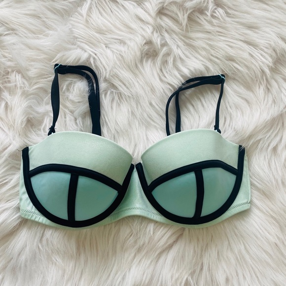 Victoria's Secret Other - Victoria’s Secret Push-Up Bandeau Bikini Swim Top